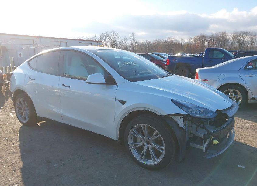 2021 Tesla Model Y LONG RANGE DUAL MOTOR ALL-WHEEL DRIVE (VIN 5YJYGDEEXMF098665) main photo