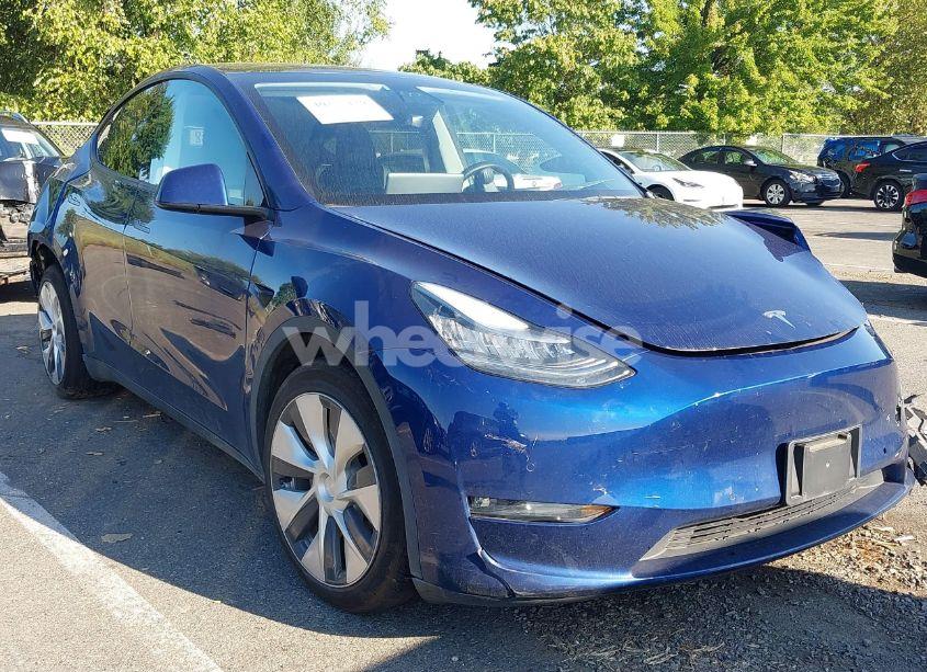 2021 Tesla Model Y LONG RANGE DUAL MOTOR ALL-WHEEL DRIVE (VIN 5YJYGDEEXMF278938) main photo