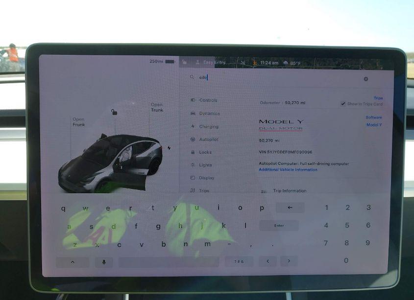 Photo 7 of 2021 Tesla Model Y PERFORMANCE DUAL MOTOR ALL-WHEEL DRIVE (VIN 5YJYGDEF0MF090096)