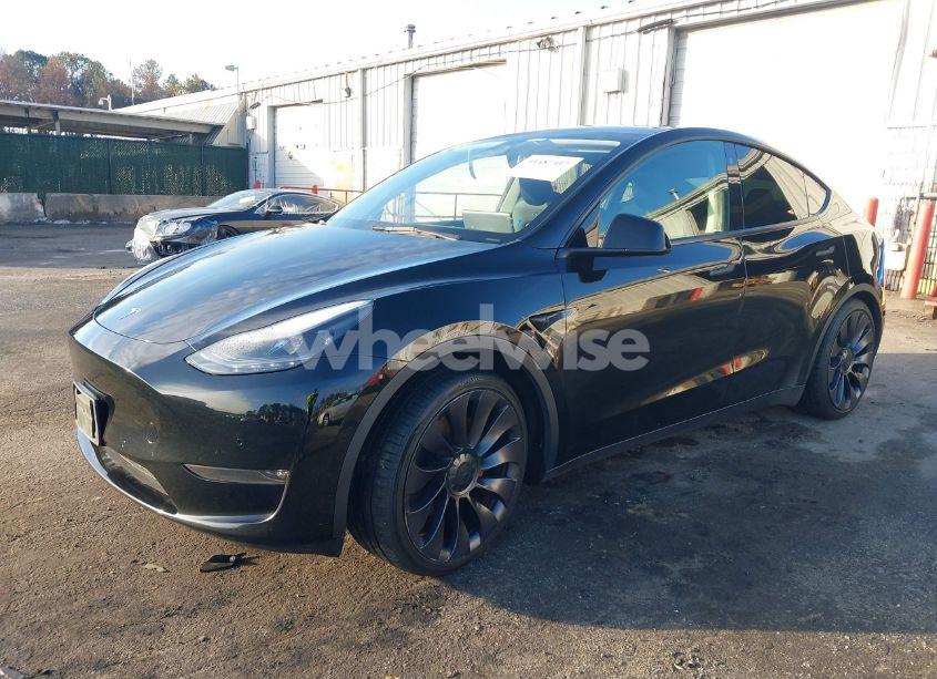 Photo 2 of 2021 Tesla Model Y PERFORMANCE DUAL MOTOR ALL-WHEEL DRIVE (VIN 5YJYGDEF2MF209749)