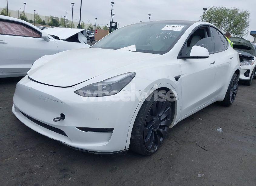 Photo 2 of 2021 Tesla Model Y PERFORMANCE DUAL MOTOR ALL-WHEEL DRIVE (VIN 5YJYGDEF2MF269773)