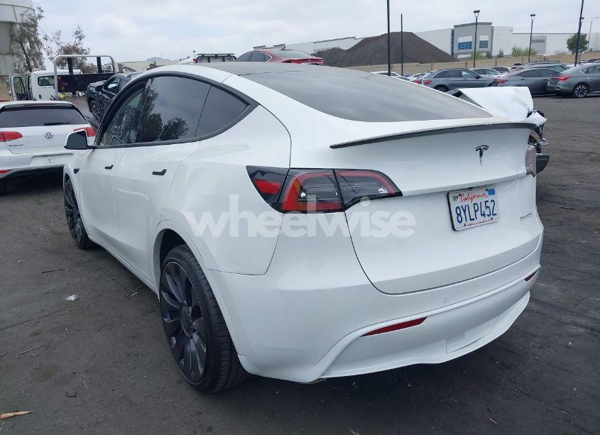 Photo 3 of 2021 Tesla Model Y PERFORMANCE DUAL MOTOR ALL-WHEEL DRIVE (VIN 5YJYGDEF2MF269773)