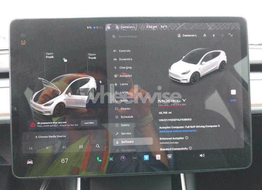 Photo 16 of 2020 Tesla Model Y LONG RANGE DUAL MOTOR ALL-WHEEL DRIVE/PERFORMANCE DUAL MOTOR ALL-WHEEL DRIVE (VIN 5YJYGDEF4LF028053)