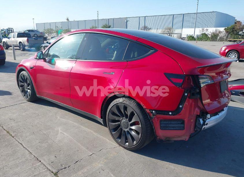 Photo 3 of 2021 Tesla Model Y PERFORMANCE DUAL MOTOR ALL-WHEEL DRIVE (VIN 5YJYGDEF5MF211592)