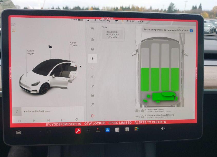 Photo 16 of 2021 Tesla Model Y PERFORMANCE DUAL MOTOR ALL-WHEEL DRIVE (VIN 5YJYGDEF5MF258279)