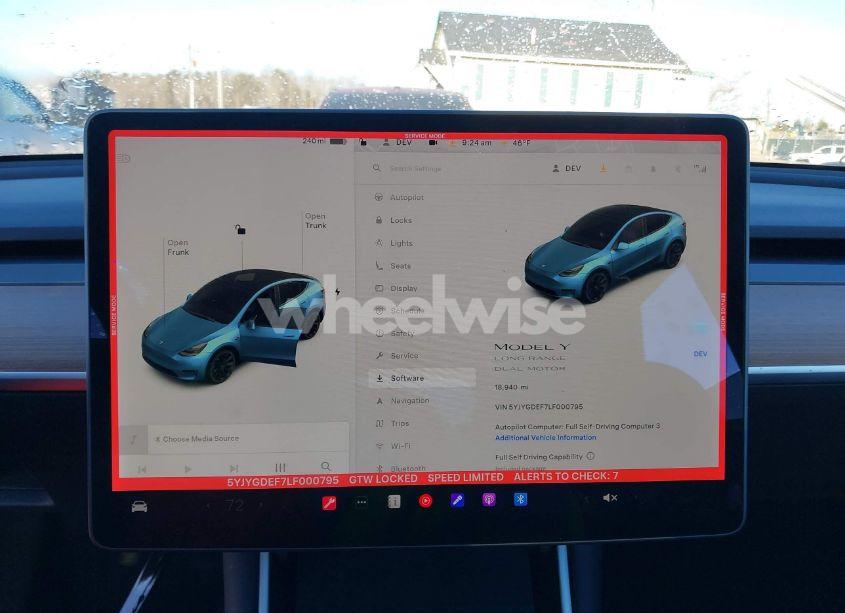 Photo 19 of 2020 Tesla Model Y LONG RANGE DUAL MOTOR ALL-WHEEL DRIVE/PERFORMANCE DUAL MOTOR ALL-WHEEL DRIVE (VIN 5YJYGDEF7LF000795)