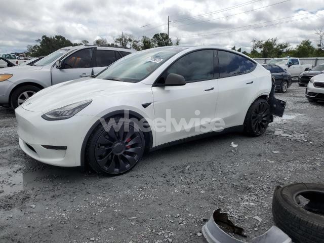 Photo 2 of 2021 TESLA MODEL Y (VIN 5YJYGDEF7MF089057)