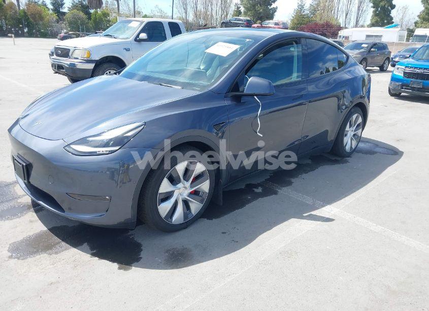 Photo 2 of 2021 Tesla Model Y PERFORMANCE DUAL MOTOR ALL-WHEEL DRIVE (VIN 5YJYGDEF7MF273897)