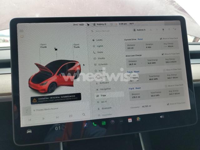 Photo 9 of 2020 TESLA MODEL Y (VIN 5YJYGDEF8LF027987)
