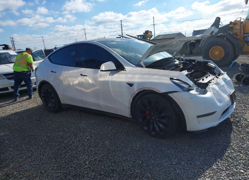 2020 Tesla Model Y LONG RANGE DUAL MOTOR ALL-WHEEL DRIVE/PERFORMANCE DUAL MOTOR ALL-WHEEL DRIVE (VIN 5YJYGDEF9LF003469) main photo