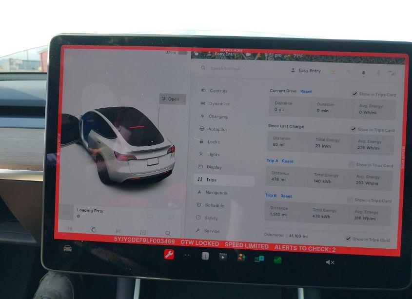 Photo 18 of 2020 Tesla Model Y LONG RANGE DUAL MOTOR ALL-WHEEL DRIVE/PERFORMANCE DUAL MOTOR ALL-WHEEL DRIVE (VIN 5YJYGDEF9LF003469)