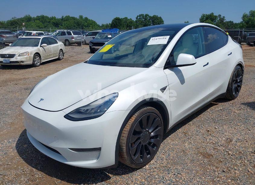 Photo 2 of 2020 Tesla Model Y LONG RANGE DUAL MOTOR ALL-WHEEL DRIVE/PERFORMANCE DUAL MOTOR ALL-WHEEL DRIVE (VIN 5YJYGDEF9LF046757)