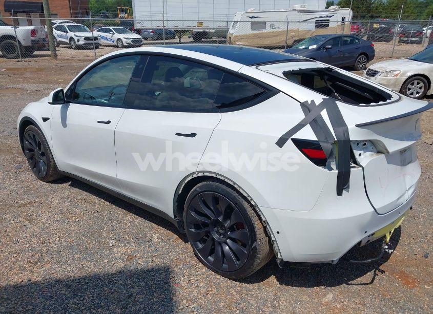 Photo 3 of 2020 Tesla Model Y LONG RANGE DUAL MOTOR ALL-WHEEL DRIVE/PERFORMANCE DUAL MOTOR ALL-WHEEL DRIVE (VIN 5YJYGDEF9LF046757)