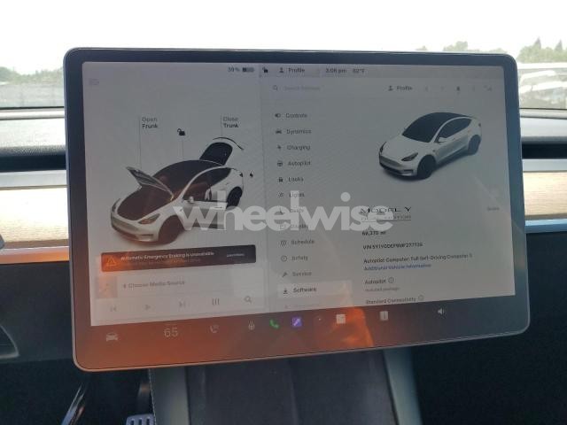 Photo 12 of 2021 TESLA MODEL Y (VIN 5YJYGDEF9MF277739)