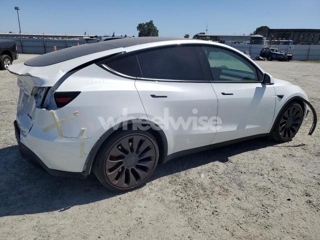 Photo 2 of 2021 TESLA MODEL Y (VIN 5YJYGDEF9MF277739)