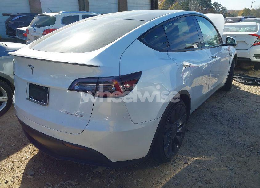 Photo 4 of 2020 Tesla Model Y LONG RANGE DUAL MOTOR ALL-WHEEL DRIVE/PERFORMANCE DUAL MOTOR ALL-WHEEL DRIVE (VIN 5YJYGDEFXLF011614)