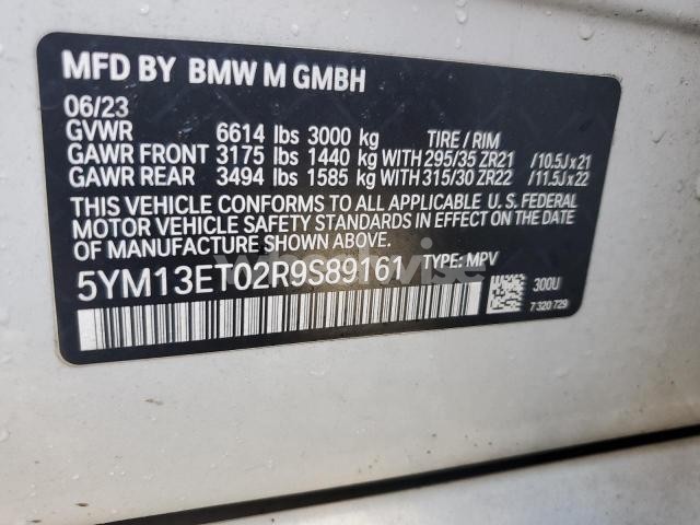 Photo 12 of 2024 BMW X5 M COMPETITION (VIN 5YM13ET02R9S89161)