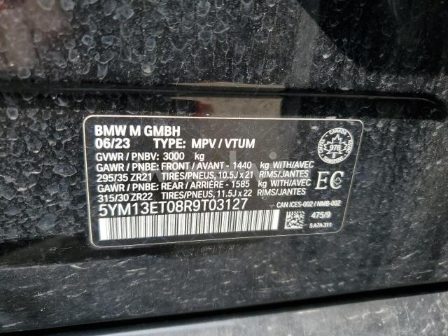 Photo 10 of 2024 BMW X5 M COMPETITION (VIN 5YM13ET08R9T03127)