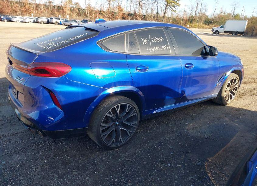 Photo 4 of 2020 Bmw X6 M COMPETITION (VIN 5YMCY0C07L9B94327)