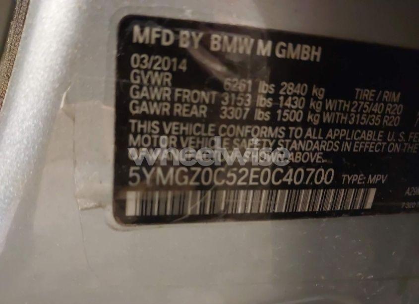 Photo 9 of 2014 Bmw X6 M (VIN 5YMGZ0C52E0C40700)