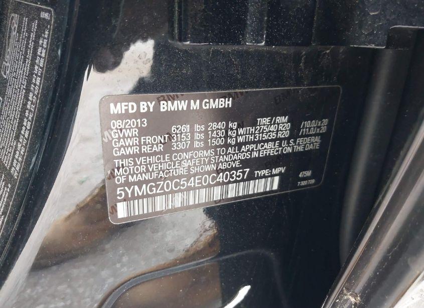 Photo 9 of 2014 Bmw X6 M (VIN 5YMGZ0C54E0C40357)