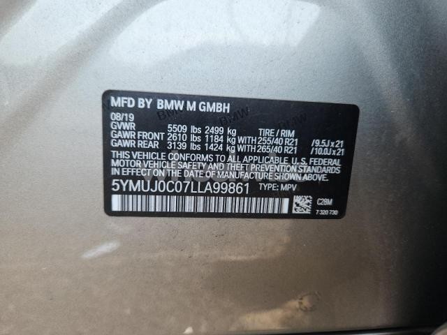 Photo 4 of 2020 BMW X4 M COMPETITION (VIN 5YMUJ0C07LLA99861)