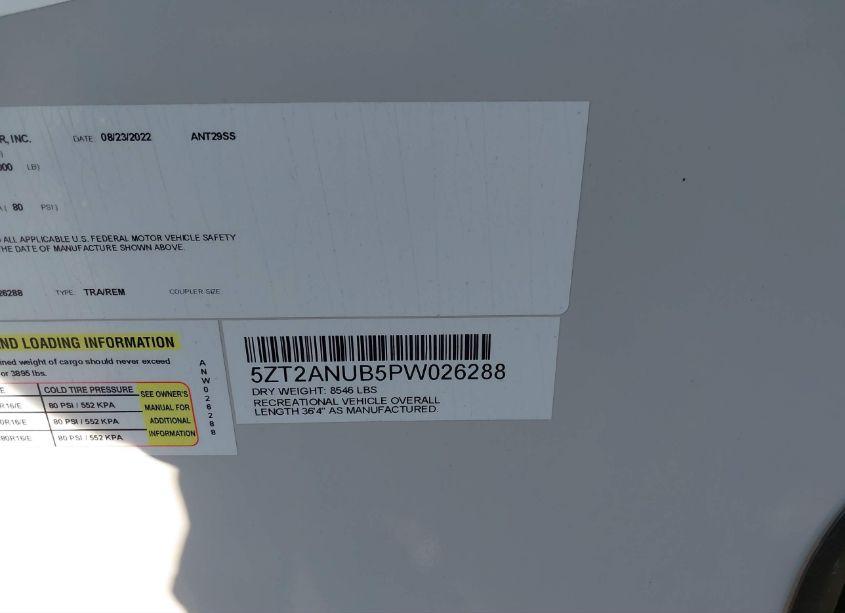 Photo 9 of 2023 Coachmen Adrenaline (VIN 5ZT2ANUB5PW026288)