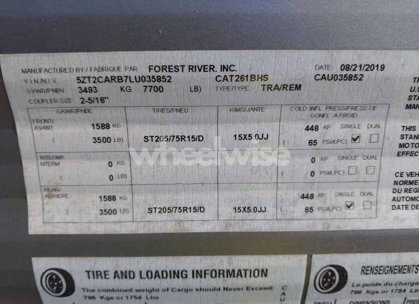 Photo 9 of 2020 Coachmen Catalina SUMMIT SERI (VIN 5ZT2CARB7LU035852)