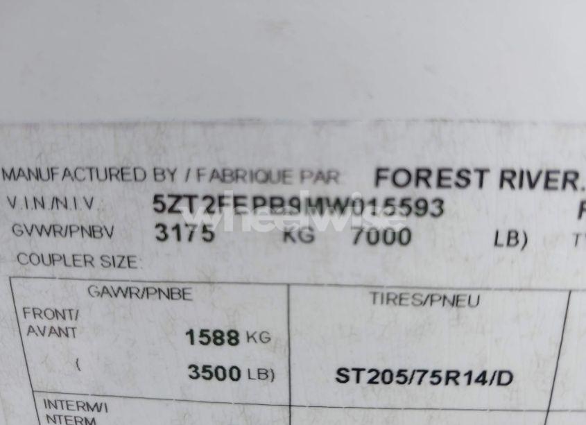 Photo 9 of 2021 Coachmen Freedom EXPRESS (VIN 5ZT2FEPB9MW015593)