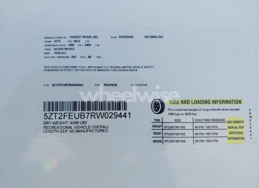 Photo 9 of 2024 Coachmen Freedom EXPRESS (VIN 5ZT2FEUB7RW029441)