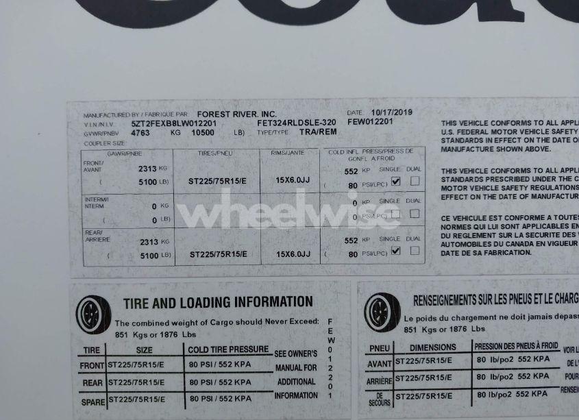 Photo 9 of 2020 Coachmen Freedom (VIN 5ZT2FEXB8LW012201)
