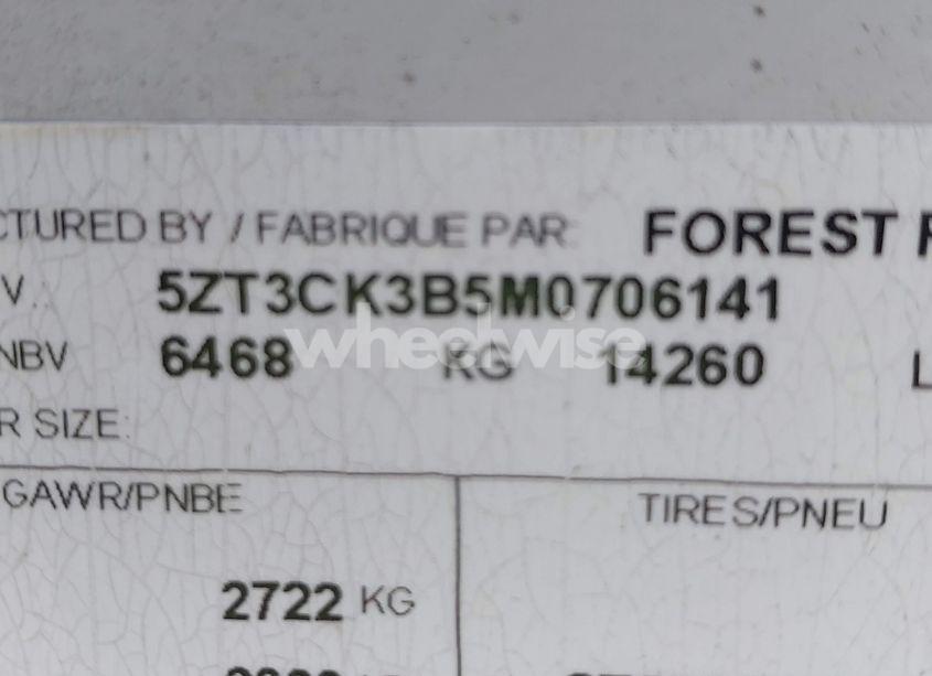 Photo 9 of 2021 Cherokee 3770suite N/A (VIN 5ZT3CK3B5M0706141)