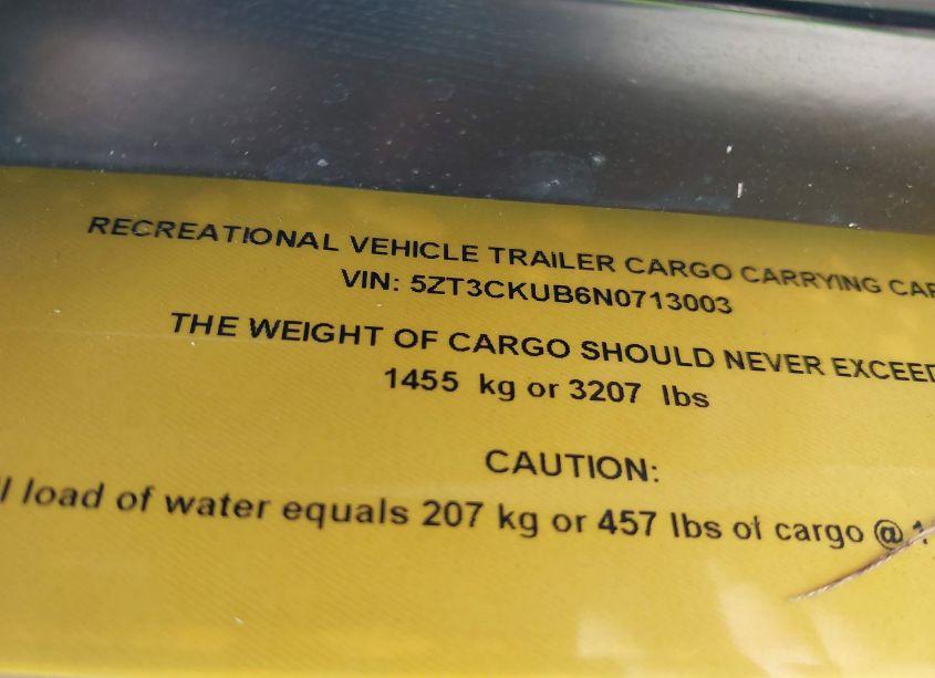 Photo 9 of 2022 Forest River OTHER (VIN 5ZT3CKUB6N0713003)