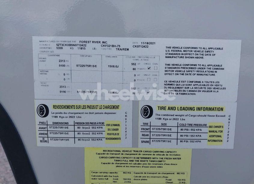 Photo 9 of 2022 Chero H/tr (VIN 5ZT3CKXB5N0712422)