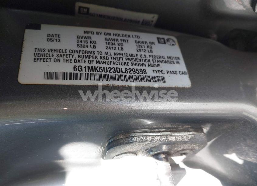 Photo 9 of 2013 Chevrolet Caprice POLICE (VIN 6G1MK5U23DL829598)