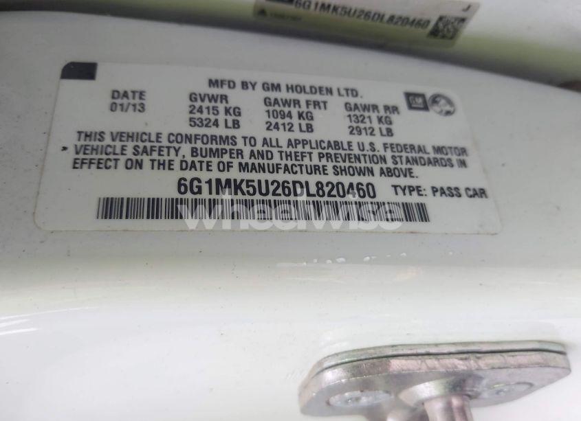 Photo 9 of 2013 Chevrolet Caprice POLICE (VIN 6G1MK5U26DL820460)