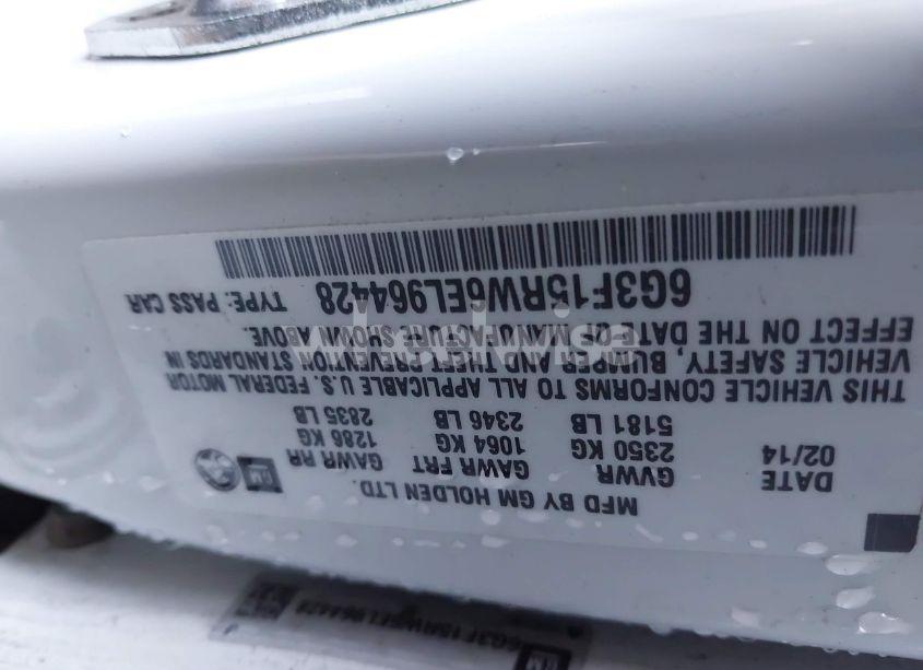 Photo 9 of 2014 Chevrolet Ss (VIN 6G3F15RW6EL964428)