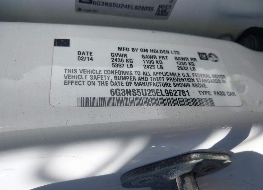 Photo 9 of 2014 Chevrolet Caprice POLICE (VIN 6G3NS5U25EL962781)