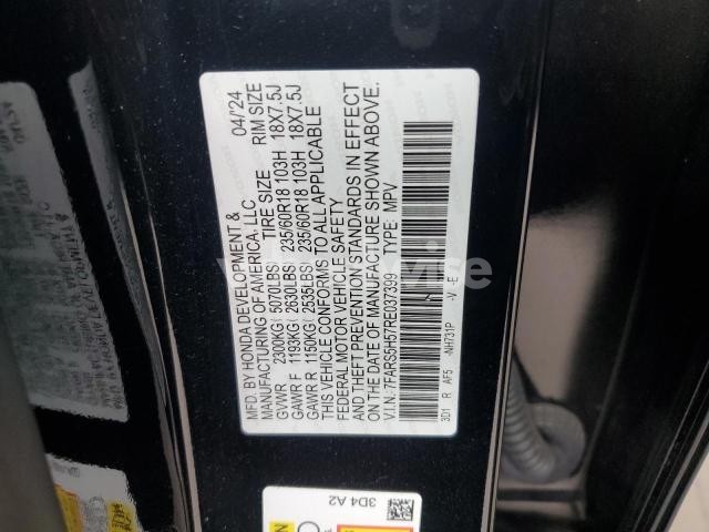 Photo 6 of 2024 HONDA CR-V SPORT (VIN 7FARS5H57RE037399)