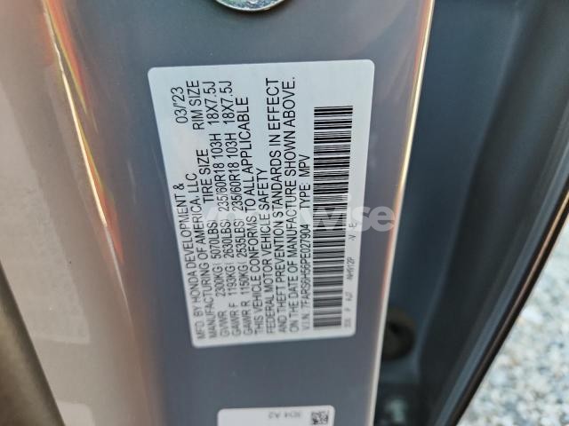 Photo 5 of 2023 HONDA CR-V SPORT (VIN 7FARS6H56PE027904)