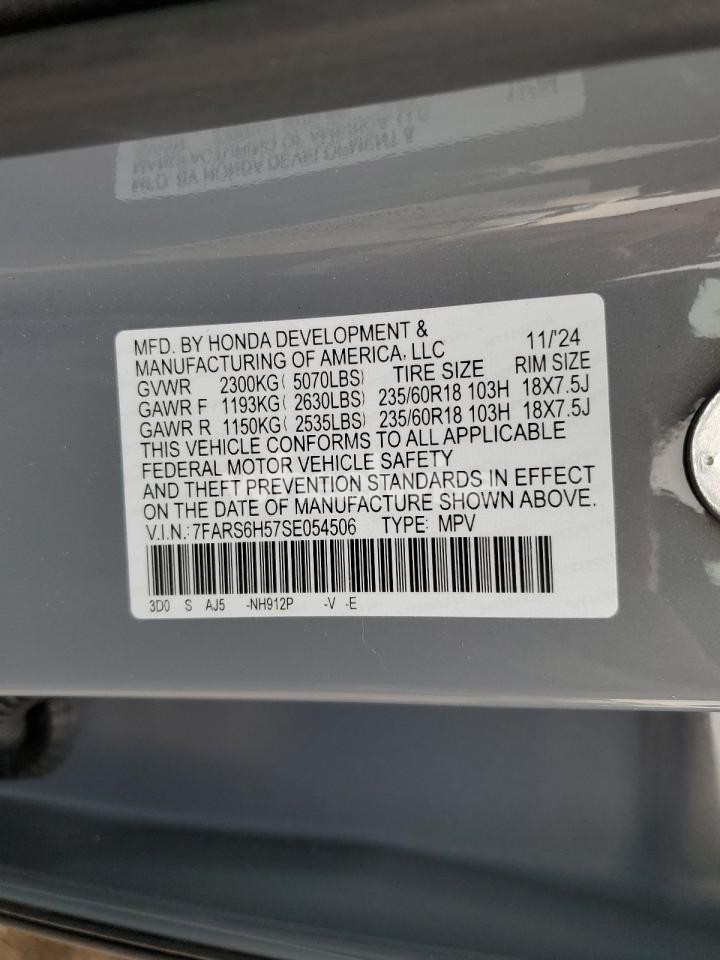 Photo 13 of 2025 HONDA CR-V SPORT (VIN 7FARS6H57SE054506)