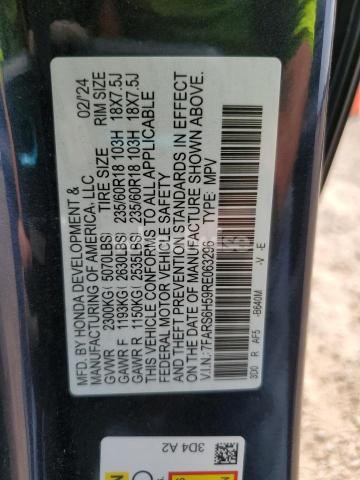 Photo 11 of 2024 HONDA CR-V SPORT (VIN 7FARS6H59RE063296)