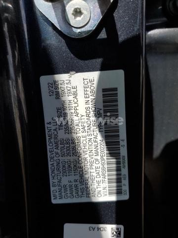 Photo 10 of 2023 HONDA CR-V SPORT TOURING (VIN 7FARS6H93PE002204)