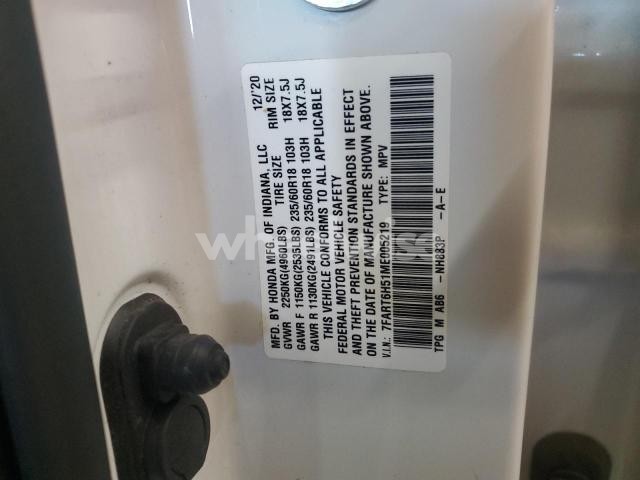 Photo 10 of 2021 HONDA CR-V EX (VIN 7FART6H51ME005219)