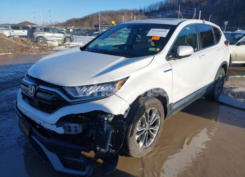 Photo 2 of 2021 Honda Cr-v HYBRID EX-L (VIN 7FART6H83ME006804)