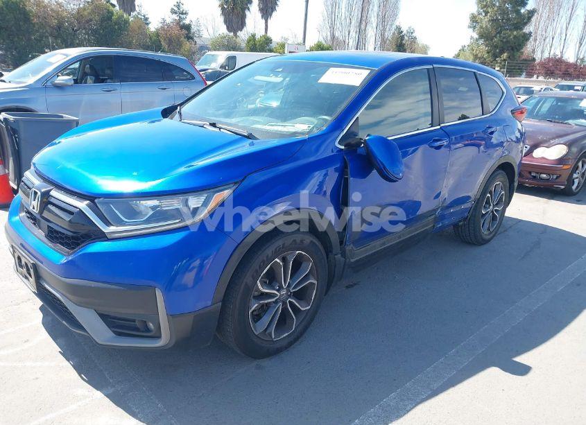 Photo 2 of 2021 Honda Cr-v 2WD EX (VIN 7FARW1H53ME008424)