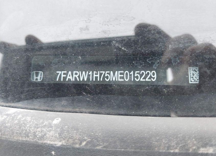 Photo 9 of 2021 Honda Cr-v 2WD SPECIAL EDITION (VIN 7FARW1H75ME015229)