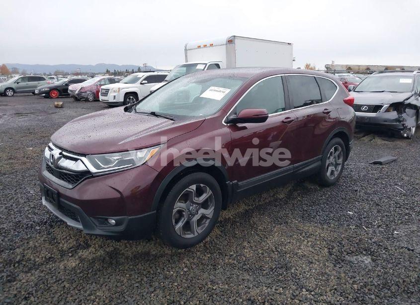 Photo 2 of 2019 Honda Cr-v EX (VIN 7FARW2H55KE062410)