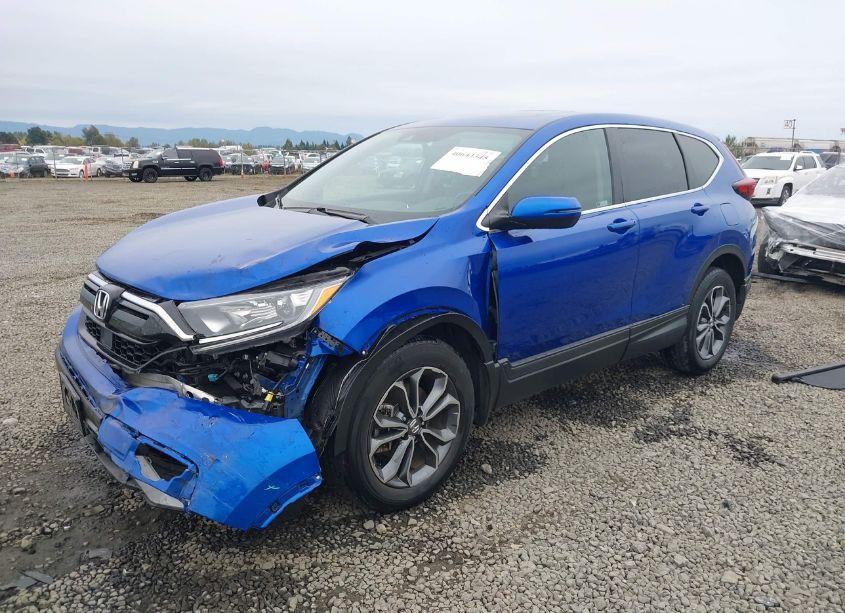Photo 2 of 2021 Honda Cr-v AWD EX-L (VIN 7FARW2H81ME011256)