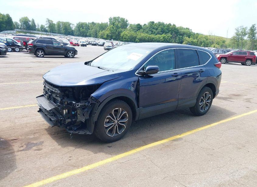 Photo 2 of 2022 Honda Cr-v AWD EX-L (VIN 7FARW2H85NE015943)